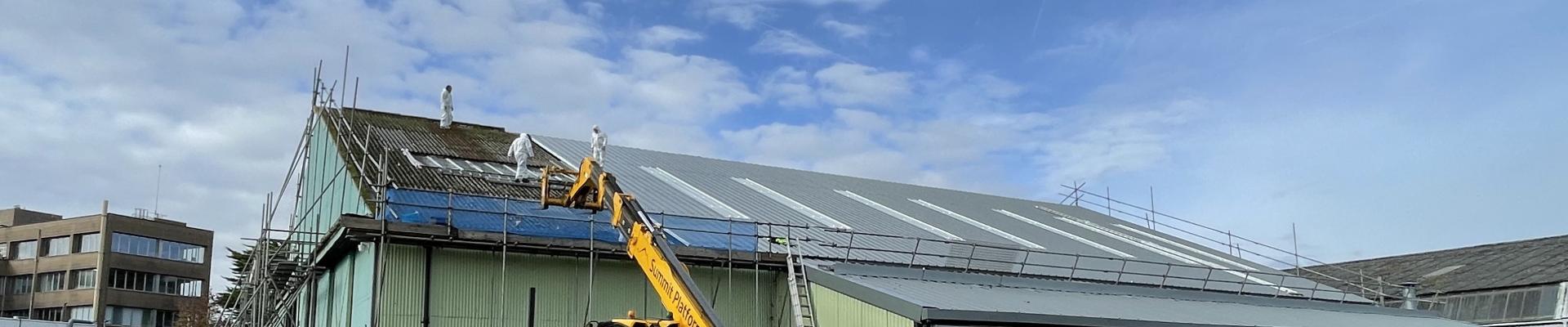 New Roof for Hangar 9